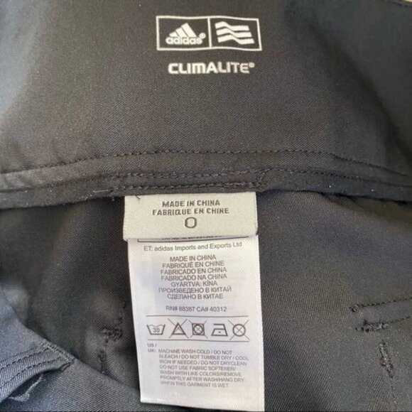Adidas Black Climalite Straight Leg Pants - 0 - Picture 5 of 7